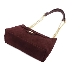 Luka 26-177 bordo odinė rankinė bordo