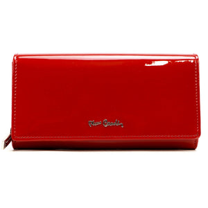 Pierre Cardin 07 SHINY 106 raudona piniginė czerwony