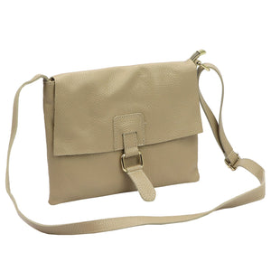 Luka 26-087 DOLLARO taupe natūralios odos rankinė taupe