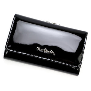 Pierre Cardin 07 SHINY 108 juoda piniginė czarny