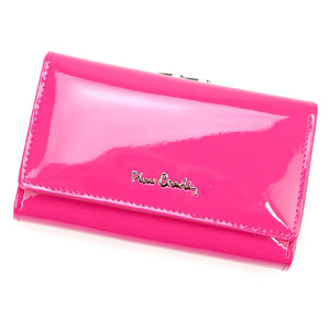 Pierre Cardin 07 SHINY 108 fuksijų spalvos piniginė fuksja