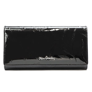 Pierre Cardin 02 LEAF 102 juoda piniginė czarny
