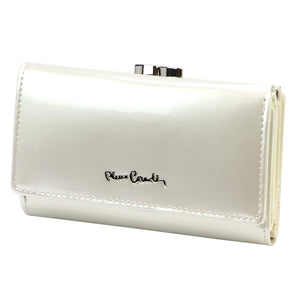 Pierre Cardin 07 SHINY 108 smėlio spalvos piniginė beż