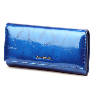 Pierre Cardin 02 LEAF 102 mėlyna piniginė niebieski