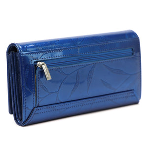 Pierre Cardin 02 LEAF 102 mėlyna piniginė niebieski