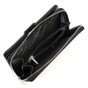 Pierre Cardin 07 SHINY 116 juoda piniginė czarny