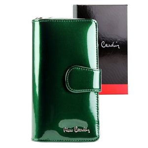 Pierre Cardin 07 SHINY 116 žalia piniginė zielony