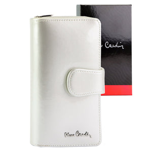 Pierre Cardin 07 SHINY 116 smėlio spalvos piniginė beż