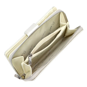 Pierre Cardin 07 SHINY 116 smėlio spalvos piniginė beż