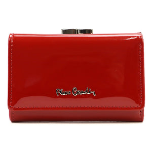 Pierre Cardin 07 SHINY 117 raudona piniginė czerwony