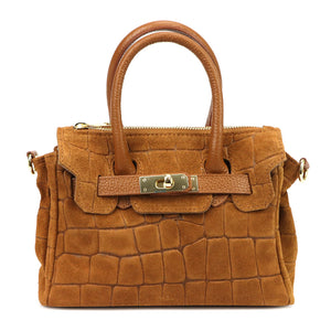 Luka 26-146 MINI CROCO camel-2 odinė rankinė camel-2