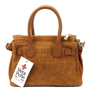 Luka 26-146 MINI CROCO camel-2 odinė rankinė camel-2