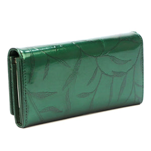 Pierre Cardin 02 LEAF 100 žalia piniginė zielony