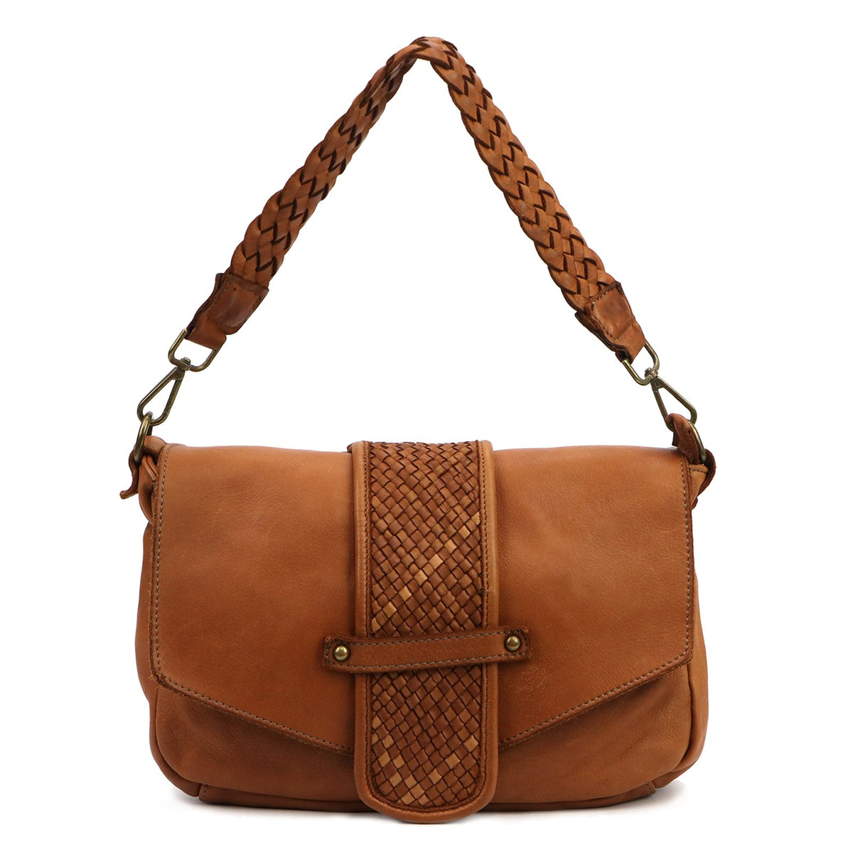 VS 103-117 odinė rankinė, kupranugario ruda couio (camel-brąz)