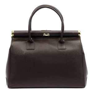 Luka 26-002 DOLLARO tamsiai ruda odinė rankinė ciemny brąz