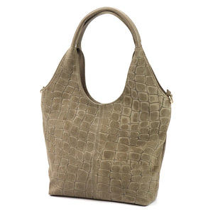 Luka 26-013 CROCO fango natūralios odos rankinė fango