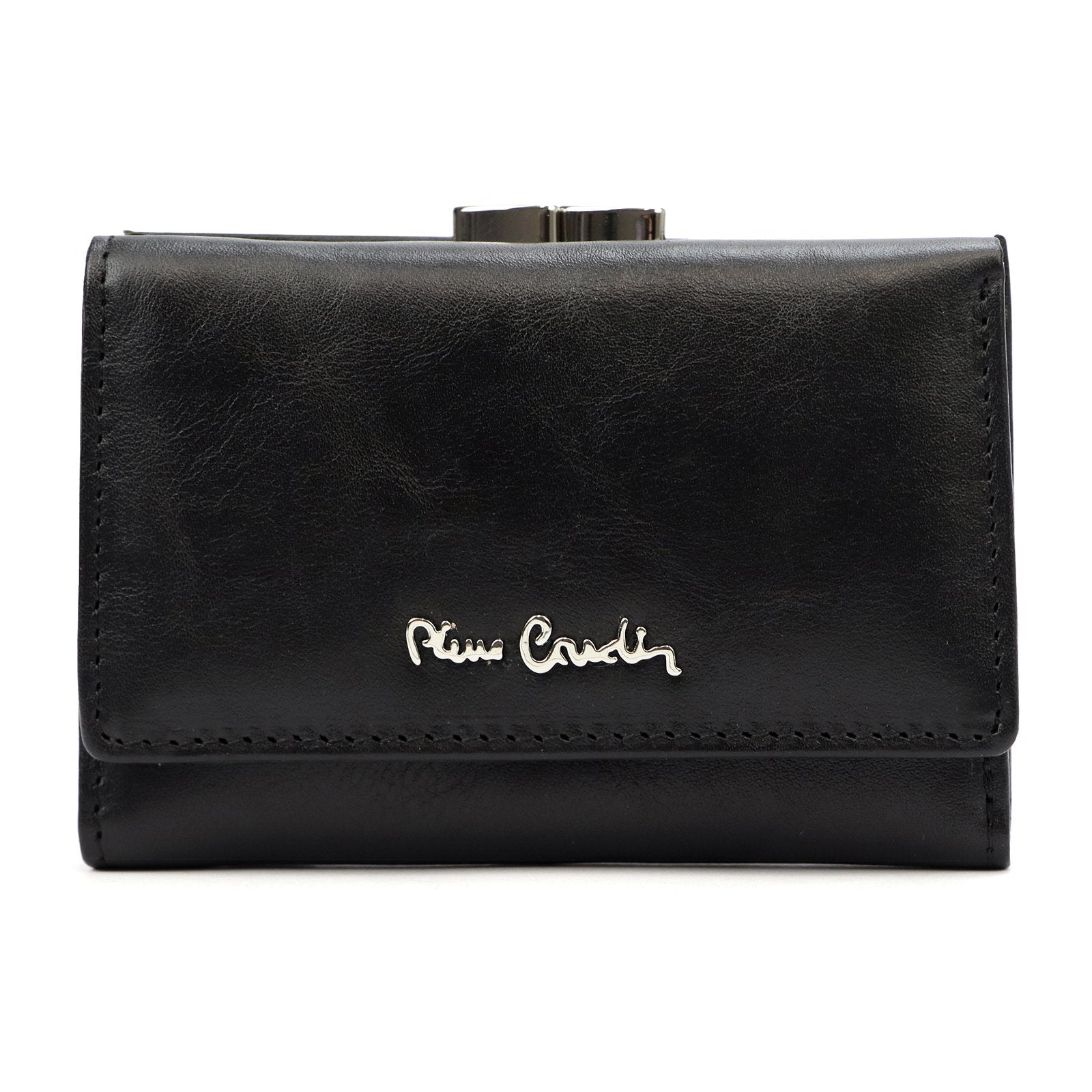 Pierre Cardin 06 ITALY 117 juoda piniginė czarny