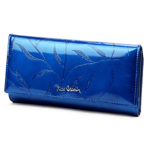 Pierre Cardin 02 LEAF 122 mėlyna piniginė niebieski
