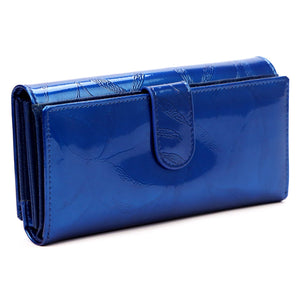 Pierre Cardin 02 LEAF 122 mėlyna piniginė niebieski