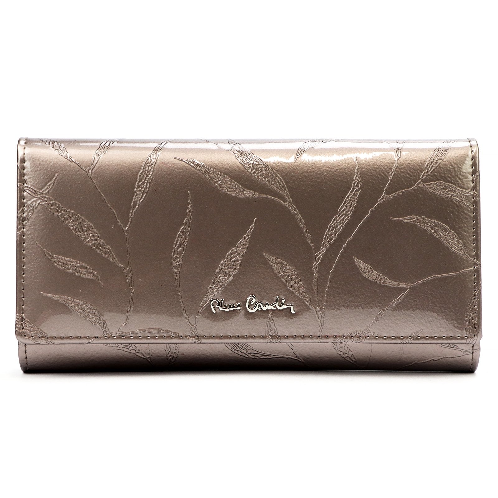 Pierre Cardin 02 LEAF 122 pelenų pilka piniginė popiel
