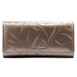 Pierre Cardin 02 LEAF 122 pelenų pilka piniginė popiel