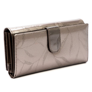Pierre Cardin 02 LEAF 122 pelenų pilka piniginė popiel