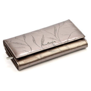 Pierre Cardin 02 LEAF 122 pelenų pilka piniginė popiel