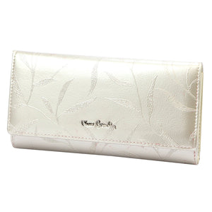Pierre Cardin 02 LEAF 122 kreminė piniginė cream