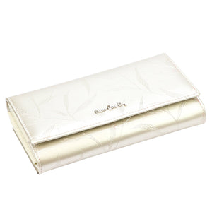 Pierre Cardin 02 LEAF 122 kreminė piniginė cream