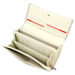 Pierre Cardin 02 LEAF 122 kreminė piniginė cream