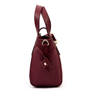 Luka 24-092 bordo spalvos odinė rankinė bordo