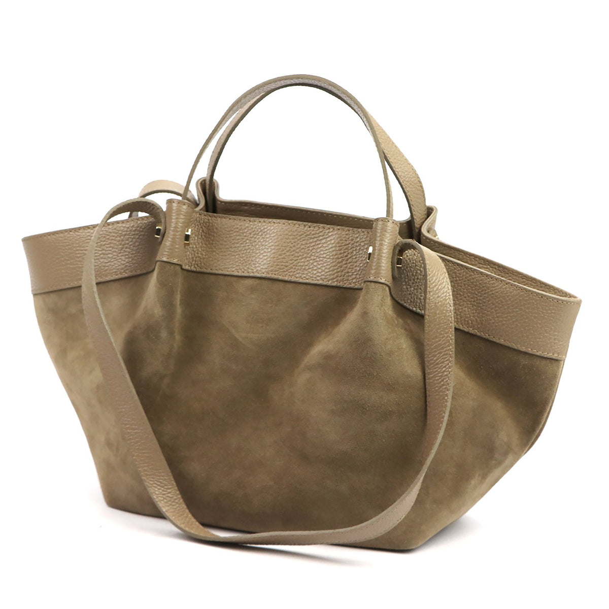 Camilla PREMIUM 10.025 tamsiai pilkai rusva odinė rankinė taupe scuro