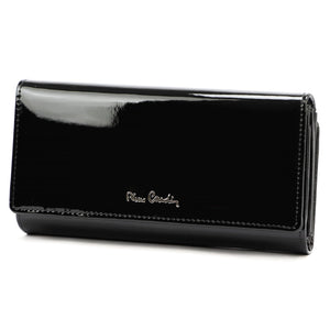 Pierre Cardin 07 SHINY 121 juoda piniginė czarny