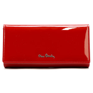 Pierre Cardin 07 SHINY 121 raudona piniginė czerwony