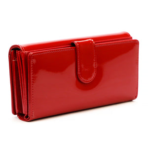 Pierre Cardin 07 SHINY 121 raudona piniginė czerwony