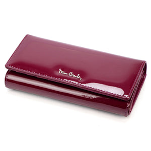 Pierre Cardin 07 SHINY 102 violetinė piniginė fioletowy