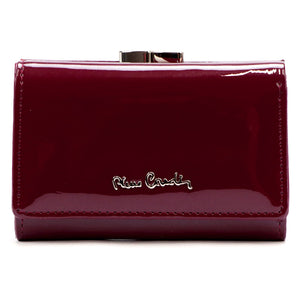 Pierre Cardin 07 SHINY 117 violetinė piniginė fioletowy