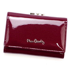 Pierre Cardin 07 SHINY 117 violetinė piniginė fioletowy