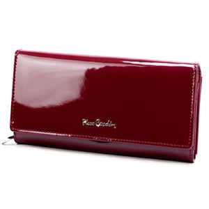 Pierre Cardin 07 SHINY 106 violetinė piniginė fioletowy