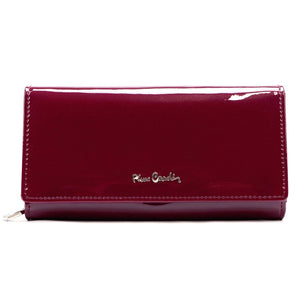 Pierre Cardin 07 SHINY 106 violetinė piniginė fioletowy