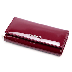 Pierre Cardin 07 SHINY 106 violetinė piniginė fioletowy