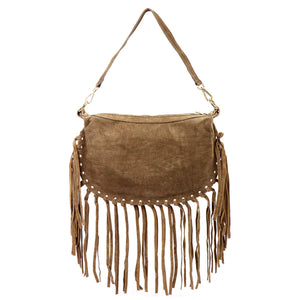 Luka 25-015 taupe natūralios odos rankinė taupe