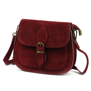 Luka 25-020 bordo natūralios odos rankinė bordo