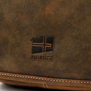 Nordee DOH-GM-02 konjako spalvos odinė rankinė cognac