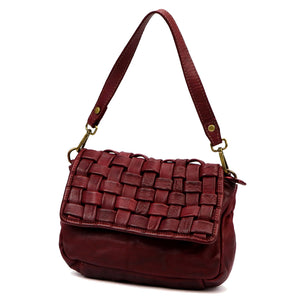 VS 104-635 burgundiška natūralios odos rankinė burgund