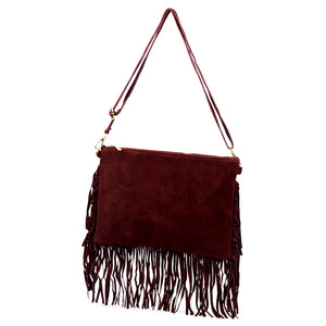 Luka 25-017 bordo spalvos odinė rankinė bordo
