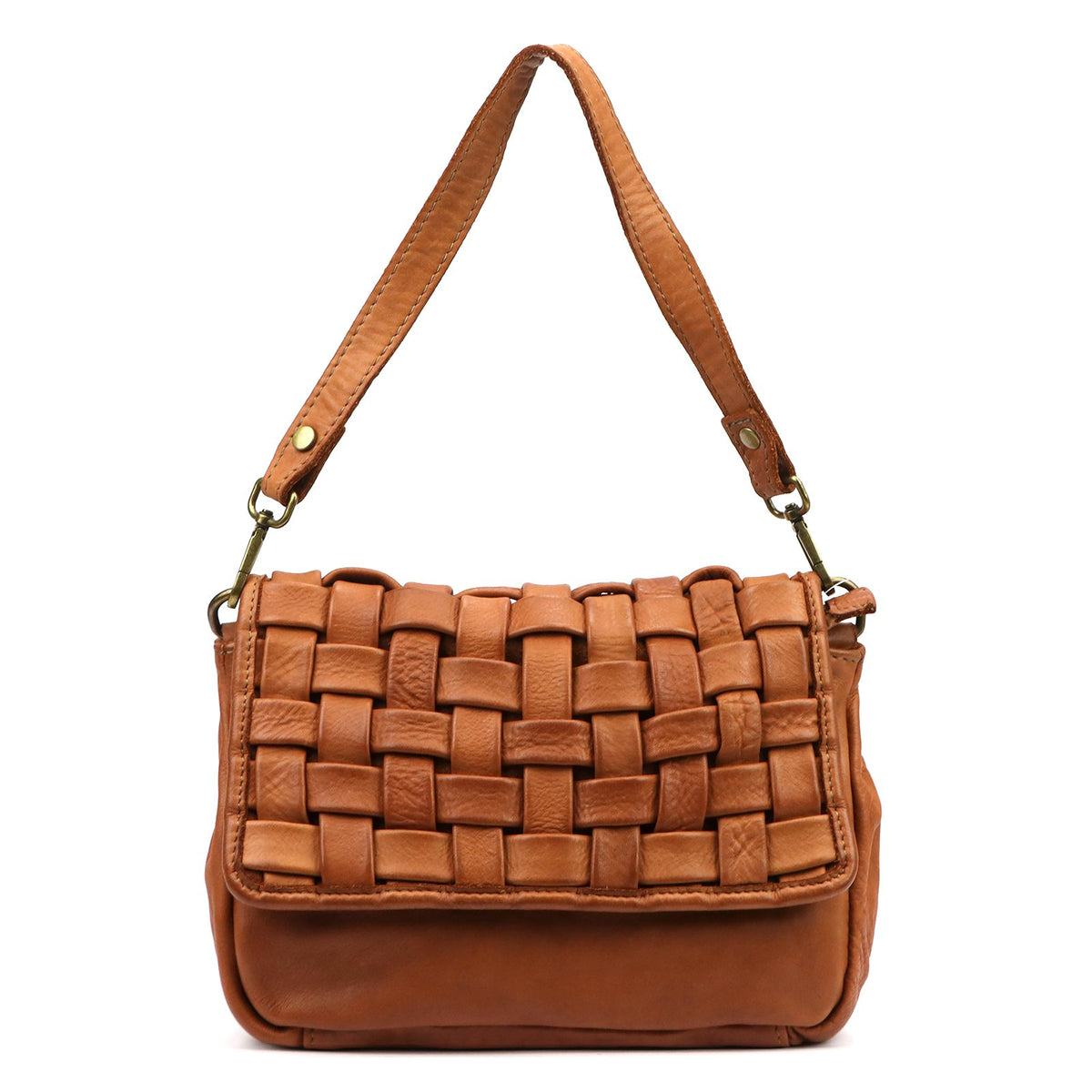 VS 104-635 natūralios odos rankinė, kupranugario ruda couio (camel-brąz)