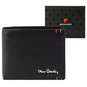 Pierre Cardin YS606 8825 juoda odinė piniginė czarny