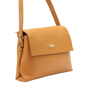 MiaMore 01-051 DOLLARO natūralios odos rankinė, kupranugario atspalvio camel-1