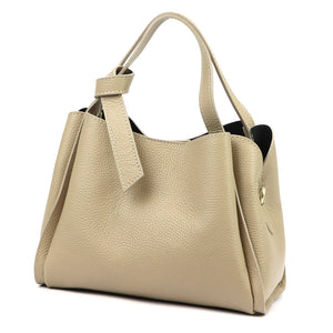 Luka 26-139 DOLLARO taupe natūralios odos rankinė taupe